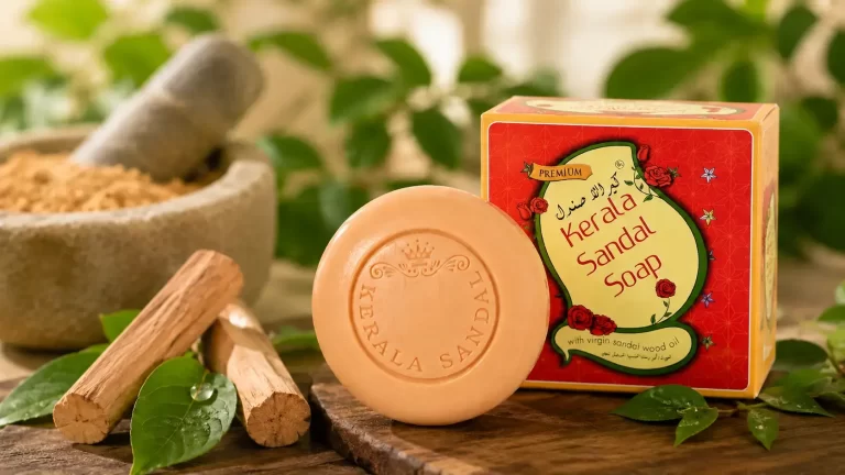 Pure Sandalwood Soap: A Traditional Kerala Touch for Healthy-Looking Skin